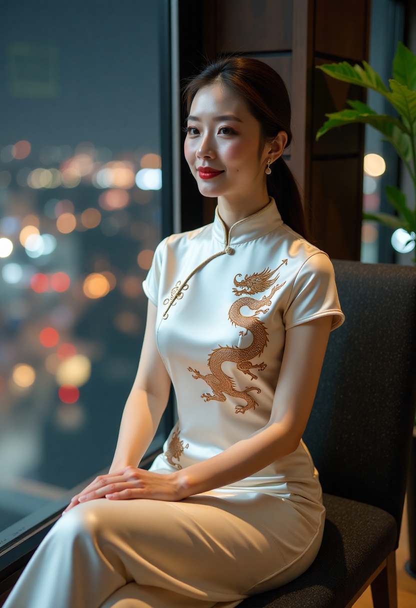 小城雨夜街道剧照
